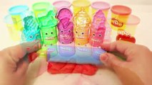 Learn Colors Play Doh Ice Cream Baby Bottle Cars Peppa Pig Molds Fun & Creative for Kids