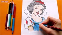 Disney Princess Coloring Book | Best Learning | Coloring Pages for Kids to Learn Colors kidzmagic
