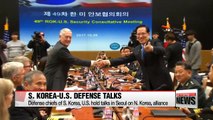 Defense chiefs of S. Korea, U.S. hold talks in Seoul on N. Korea, alliance