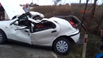 Tekirdağ Takla Atan Otomobilde 1 Kişi Öldü