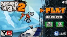 Moto X3M 2 / Motor Bike Racer / For Children / Flash Online Gameplay Video