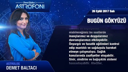 Günlük Burç Yorumu 26 Eylül 2017 Salı, Astroloji, Burçlar