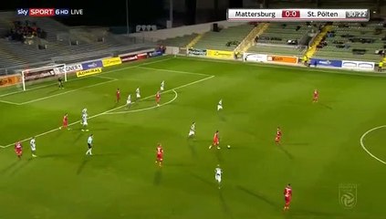 David Stec  Goal HD - Mattersburg	0-1	St. Polten 28.10.2017