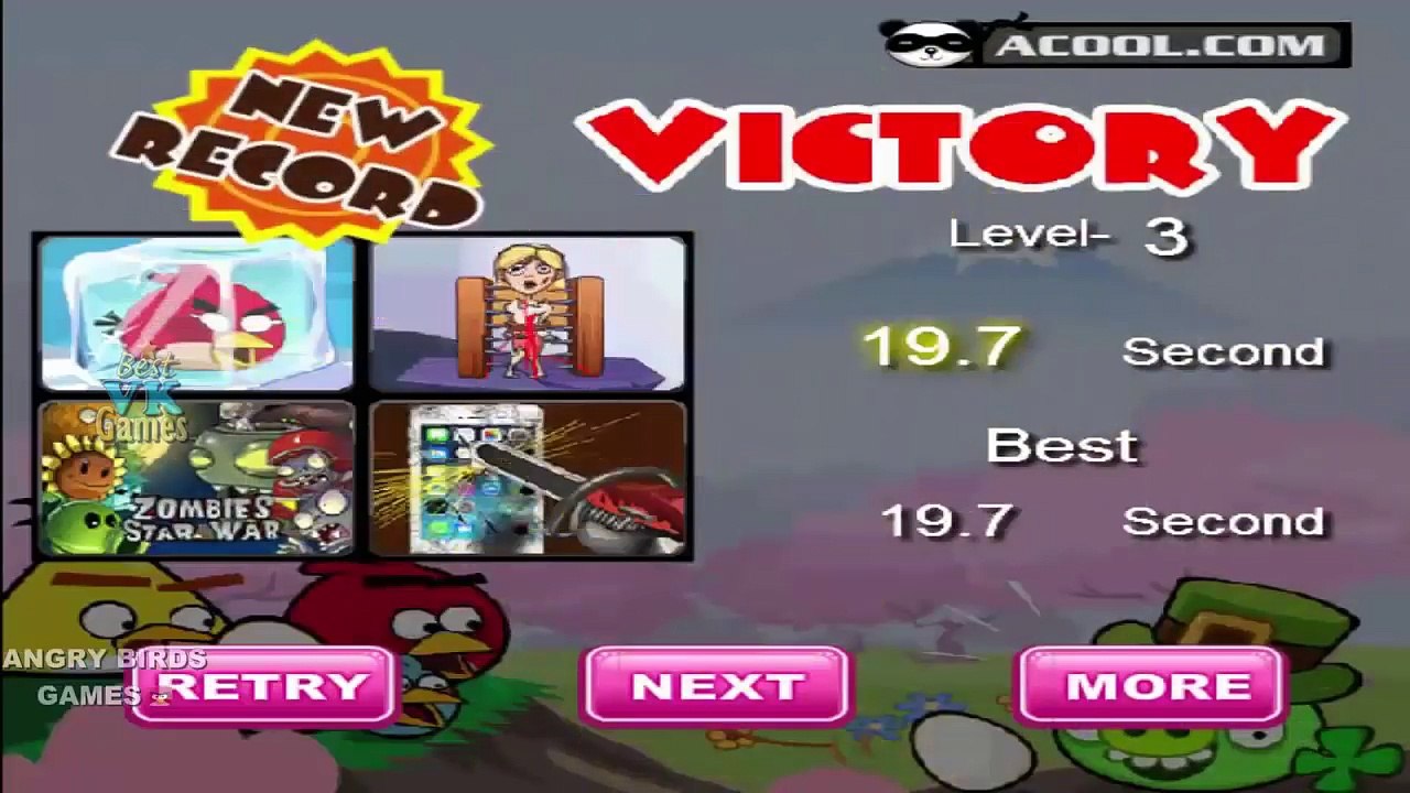 Angry Birds Get Home Platform Skill Game Walkthrough Levels 1-15