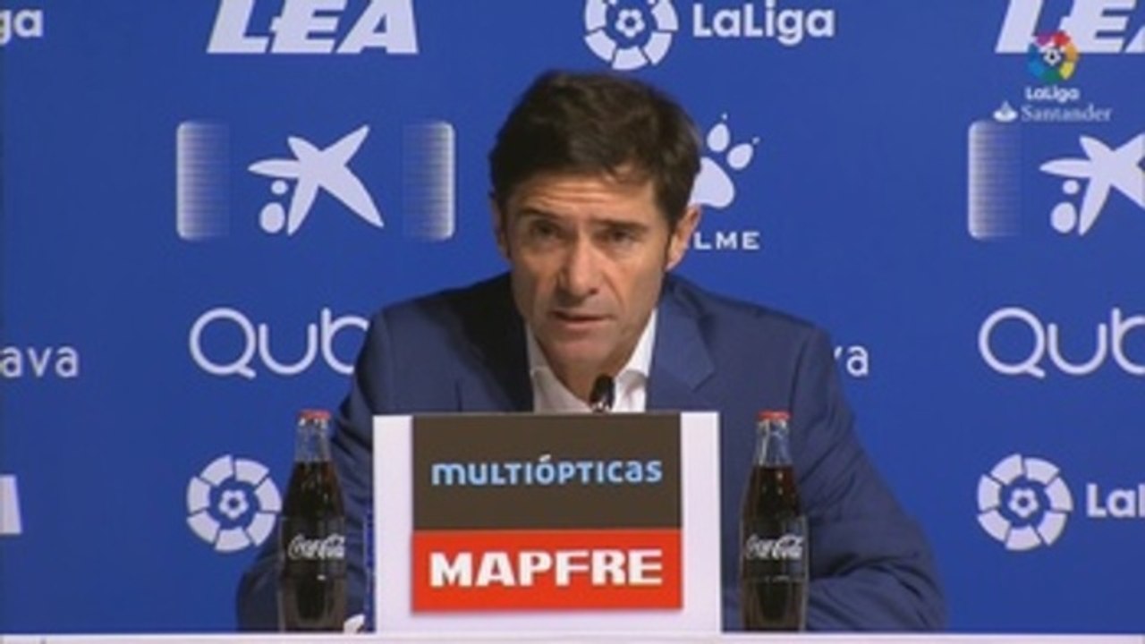 Marcelino: "No preveíamos este inicio de liga en pretemporada"