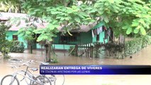 Taxistas realizaron entrega de viveres  en zonas afectadas por lluvias