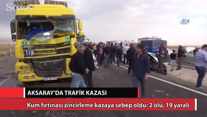 Aksaray'da trafik kazası