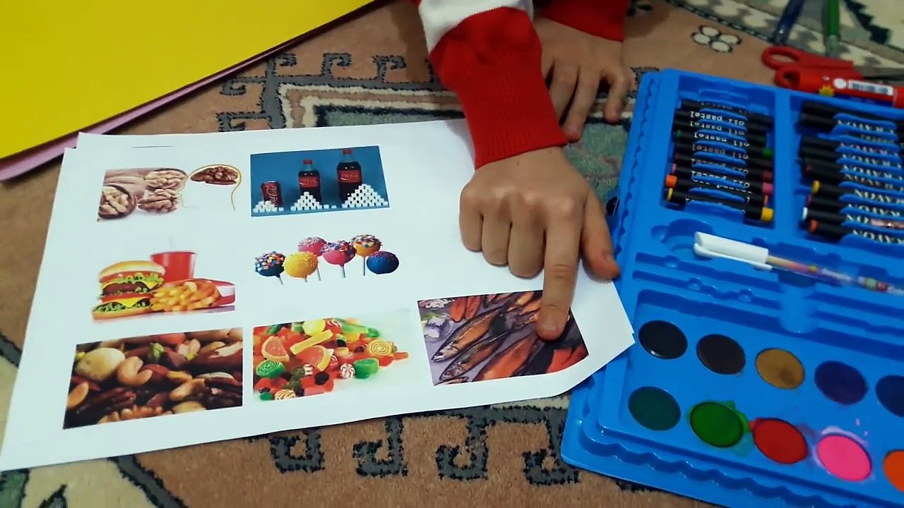 Annem İle Odamda Sağlık Üzerine Ders Çalışıyoruz | Sağlıklı Ve Sağlıksız Yiyecekler