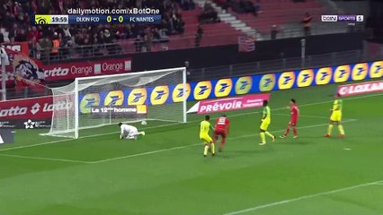 Julio Tavares Goal HD - Dijon 1 - 0 FC Nantes - 28.10.2017 (Full Replay)