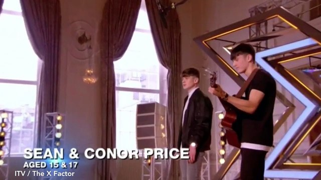 X Factor: Irish brothers Sean and Conor Price sing and rap