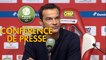 Conférence de presse Stade de Reims - AS Nancy Lorraine (3-0) : David GUION (REIMS) - Vincent HOGNON (ASNL) - 2017/2018