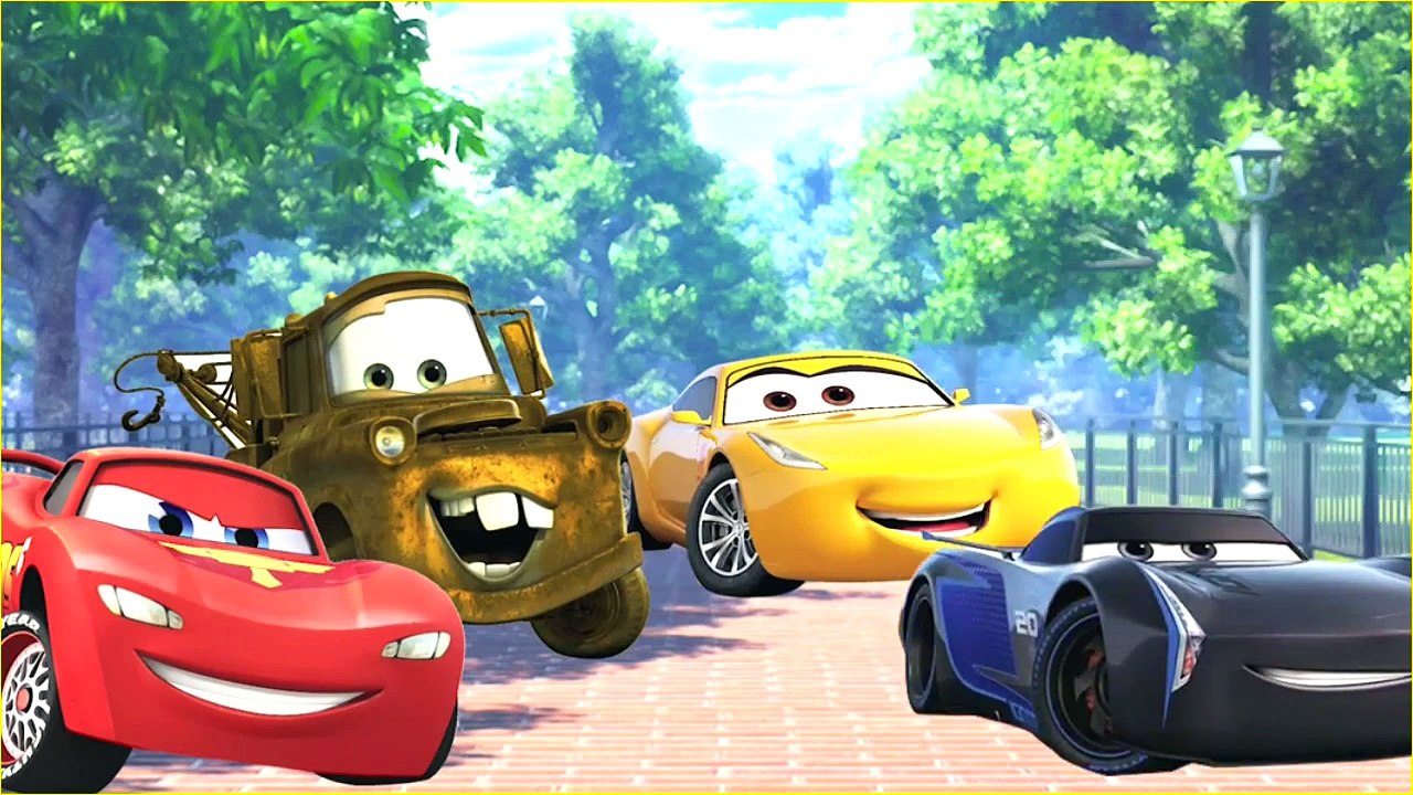 Lightning mcqueen jackson storm cruz ramirez and chick hicks