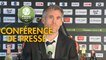 Conférence de presse FC Lorient - Tours FC (2-0) : Mickaël LANDREAU (FCL) -  (TOURS) - 2017/2018