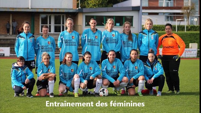 Nos seniors féminines à l'entrainement.