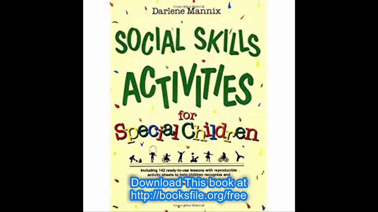 Social Skills Activities for Special Children