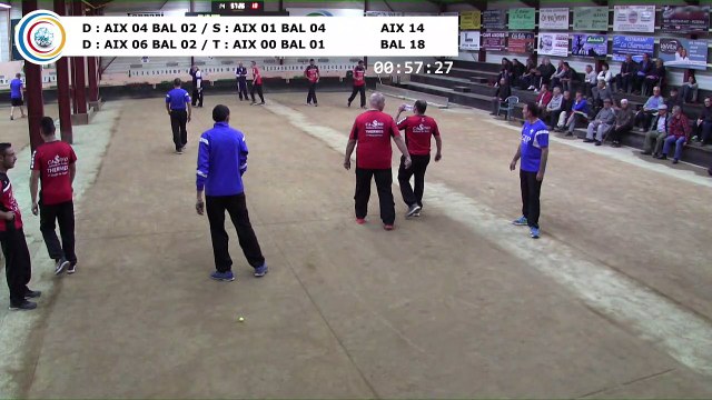 Quatrième tour, Club Elite Masculin J3, Aix-les-Bains contre Balaruc-les-Bains, octobre 2017