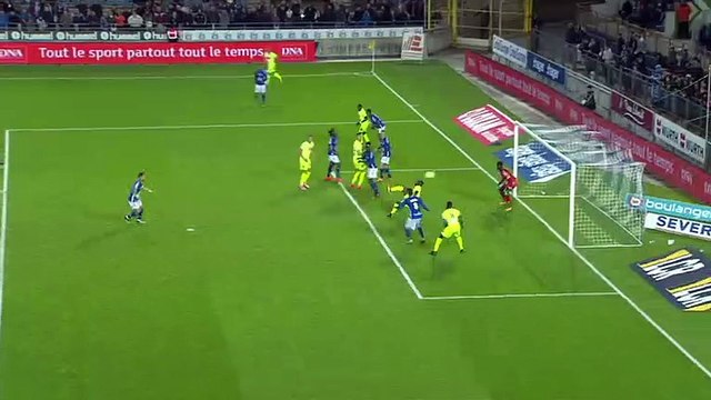 But Gilles Sunu - Strasbourg 1-2 Angers 28.10.2017