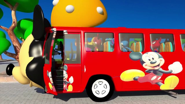 Mickey Mouse Wheels On The Bus | Nursery Rhymes | Mickey Mouse Clubhouse Adventure