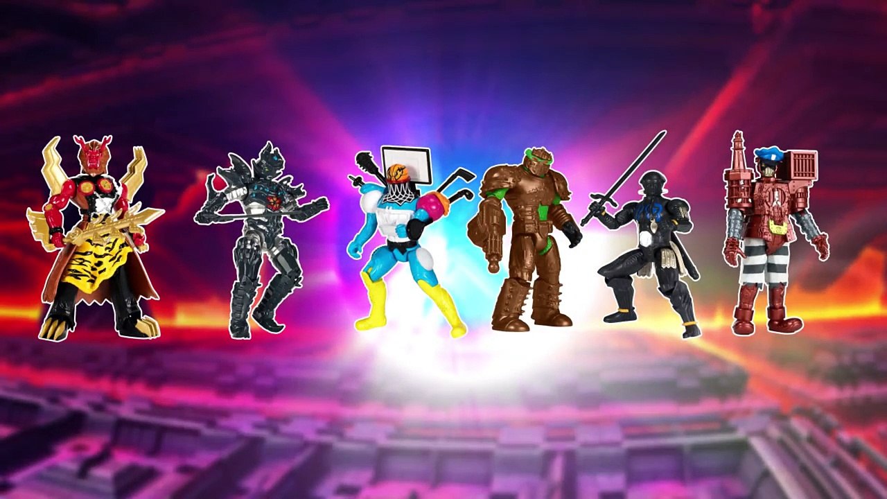 Power rangers dino super charge toys surprise eggs opening Villain army Figure