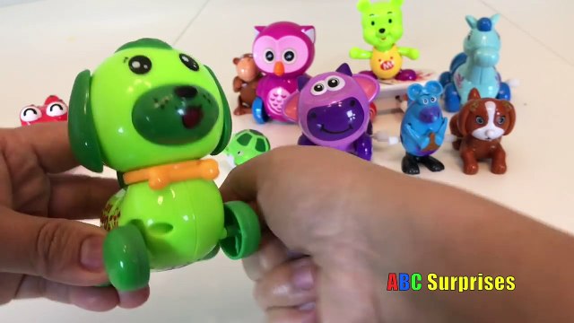 PET SHARK ATTACKS TOYS | Learn Animals Names with ANIMALS WIND UP TOYS | ABC Surprises Toys for Kids