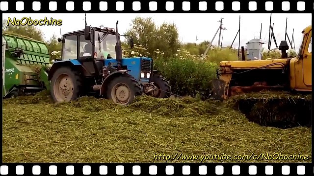 Тракторы ДТ-75 месят грязь на бездорожье! Каждый гусеничный трактор мечтает стать танком! Подборка