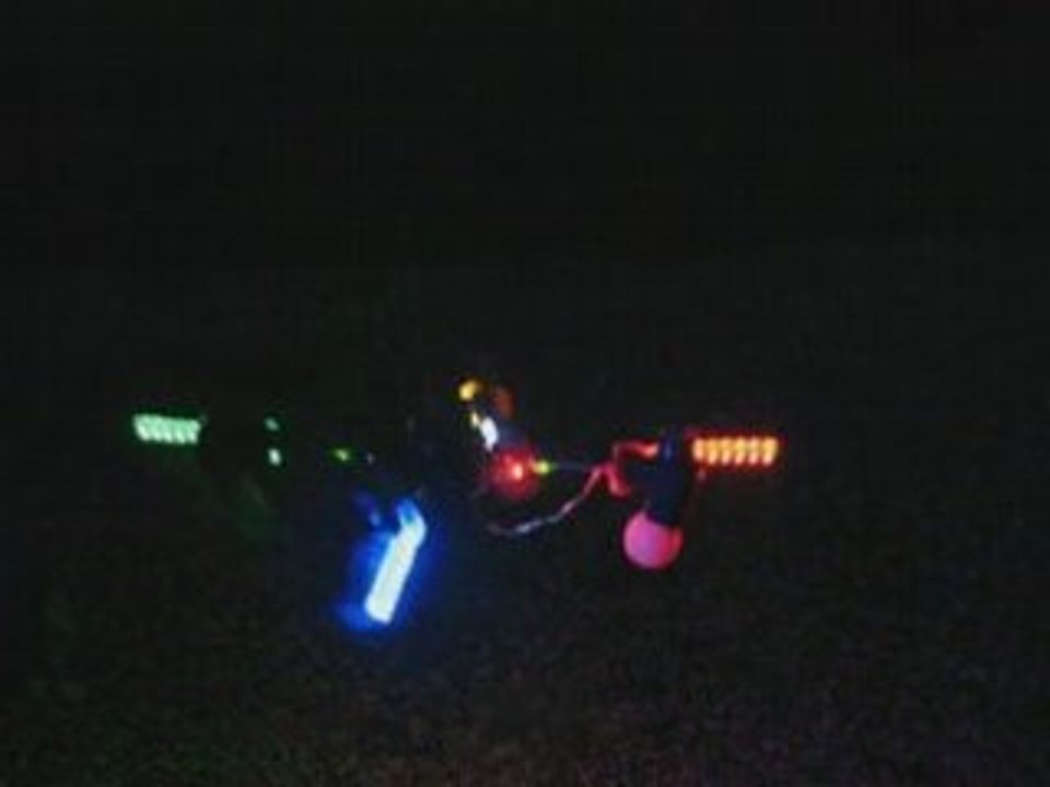X-UFO Hélicoptère ovni quadrirotor lumineux led
