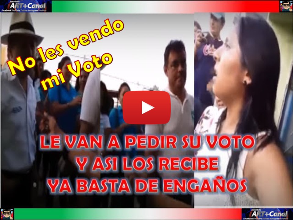 Le piden voto y los exhibe maestra no vende su voto NUEVA ALIANZA igual que PRI