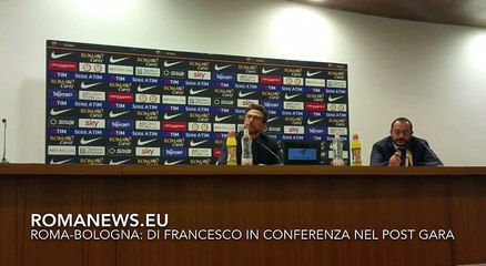 Roma-Bologna, Di Francesco in conferenza post gara