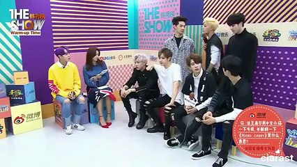 [ENG SUB] GOT7 The Show Warm Up Interview