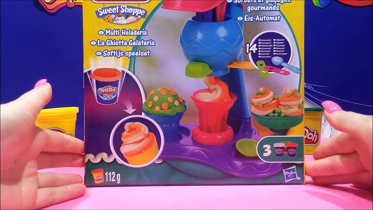Play Doh Sweet Shoppe Double Treat Ice Cream Dessert Playset ★ Banana Split & Sundae Sweet