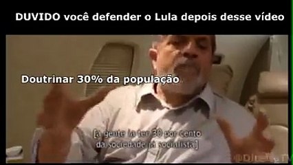 URGENTE!!! vaza vídeo do Ex presidente Lula falando sobre o plano de implantar o sistema socialista no Brasil