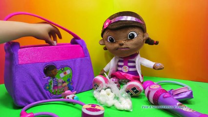 DOC MCSTUFFINS Disney Surprise Doctor Bag a Surprise Candy Toys Egg Video