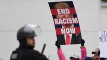 Counter protesters outnumber White Nationalists during 'White Lives Matter' rally in Shelbyville, Tennessee