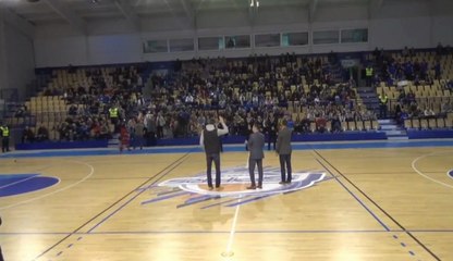 Nedim Buza na meču Spars-Mladost