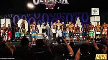 JEREMY BUENDIA Wins Men's Physique Mr Olympia 2017  4X CHAMPION