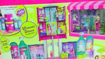 Happy Places Shoppies Doll Rainbow Kate + Polly Pocket Shop At Mega Big Mall