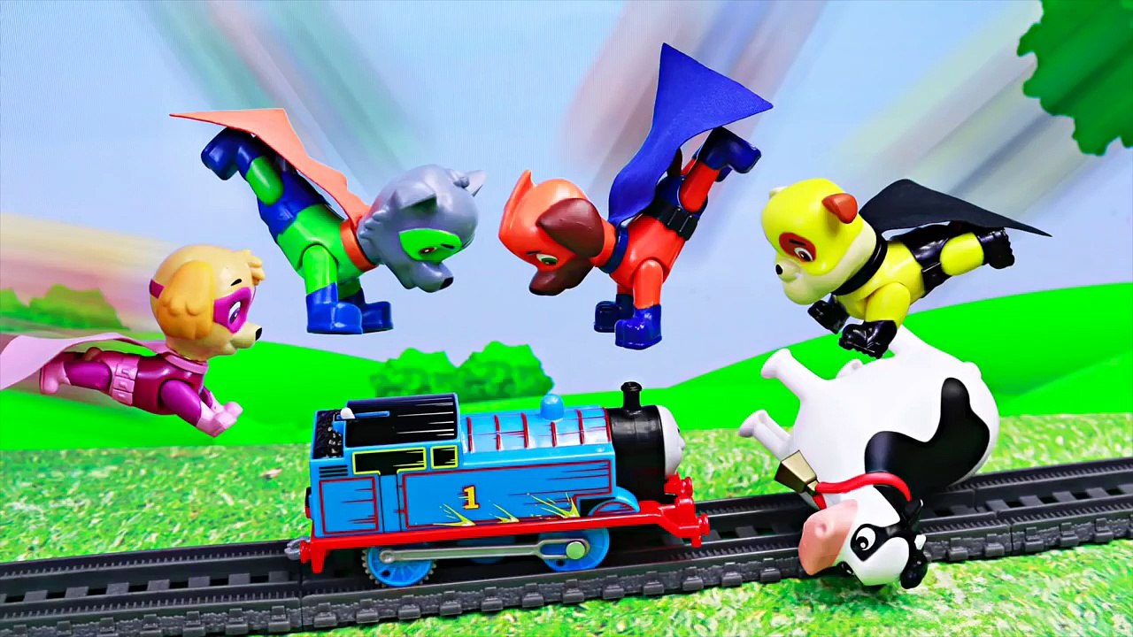 Paw Patrol Super Pups Apollo and Chase with Marshall Help Puppies Find Their Superhero Super Powers