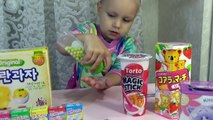 ВКУСНЯШКИ из Японии Алиса пробует Delicious products from Japan unboxing candy bubble gum