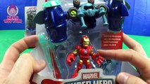 Avengers Superheroes Spiderman Hulk Iron Man Battle Playskool Heroes Toy Action Figures Unboxing