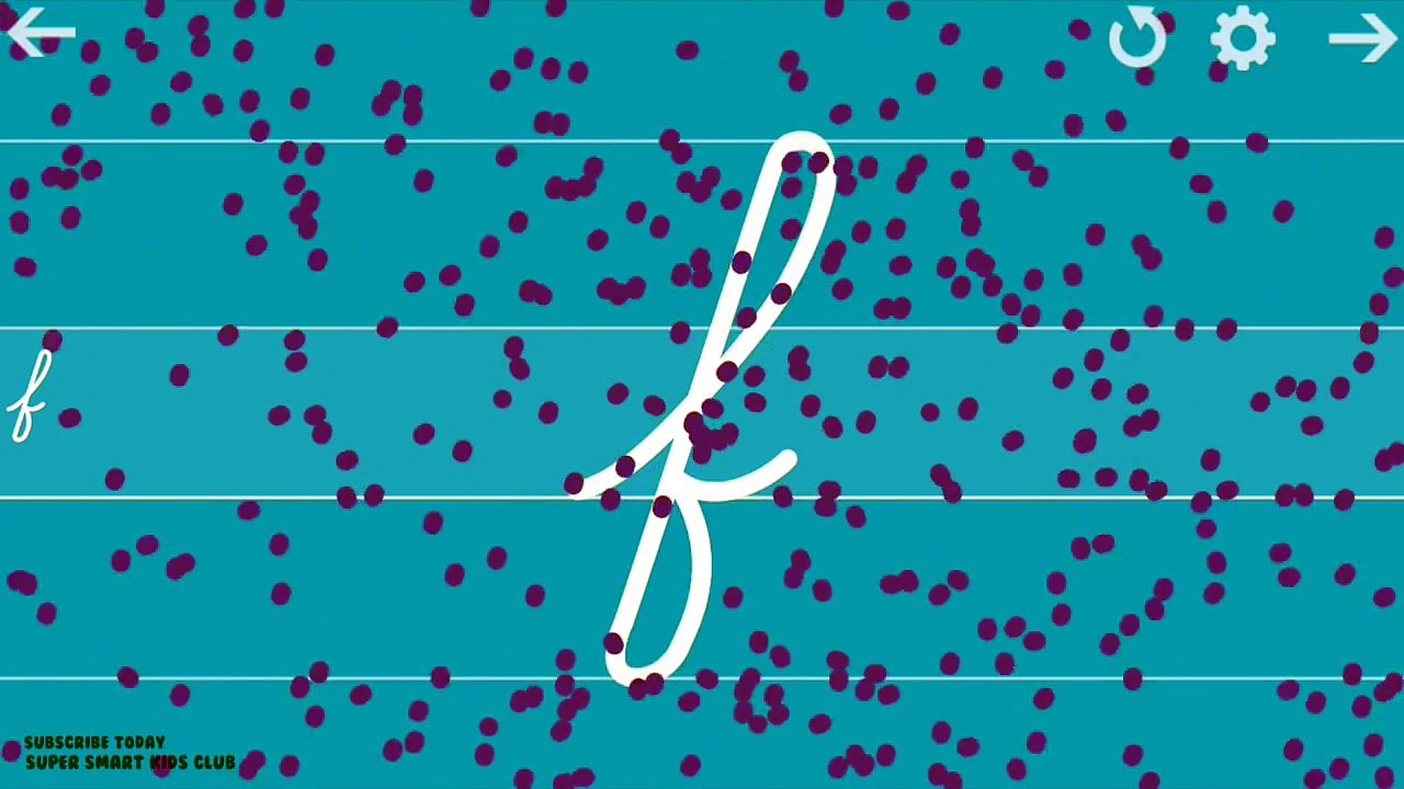 A-Z Cursive Lowercase Handwriting with Writing Wizard Cursive App for Kids