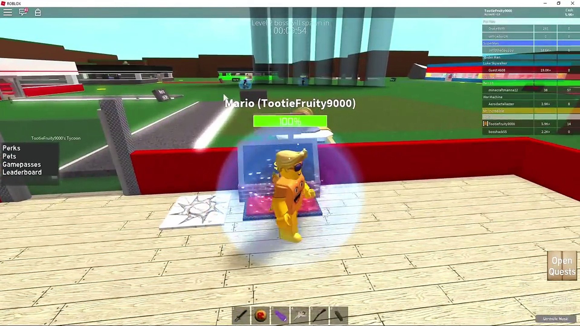 Annoying Orange Plays - ROBLOX: Super Mario Super Hero Tycoon, image size:1920x1080