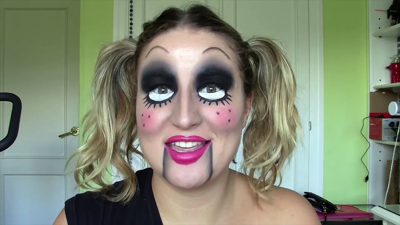TUTORIAL: Maquillaje de HALLOWEEN!! MUÑECA DIABÓLICA / ventrilocuo, image size:1280x720