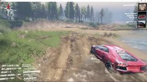 Spintires Mods - Lambo and Tundra - Mudding Multiplayer with the Crew