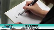 Tite Kubo Drawing Ichigo and Urahara [Shonen Jump Apha]