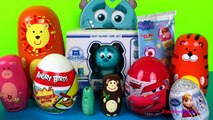 Surprise Eggs Animal Nesting Boxes Peppa Pig Clay Buddies Frozen Chupa Chups Angry Birds disney cars