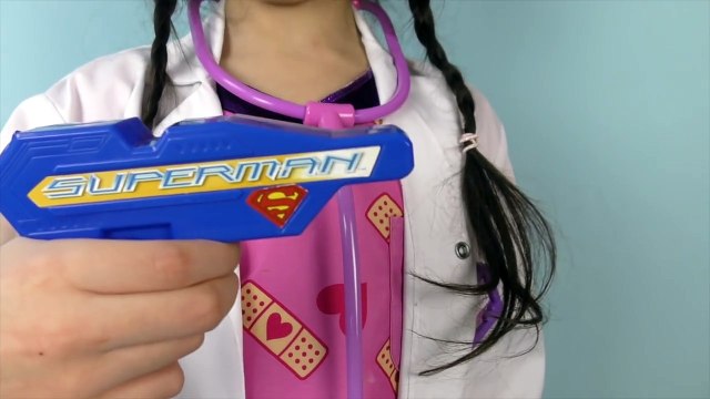 BAD BABY BLOODY NOSE PART 3! Doc McStuffins Gives FROZEN ELSA Needle Surgery Gross Slime Monkey Ears