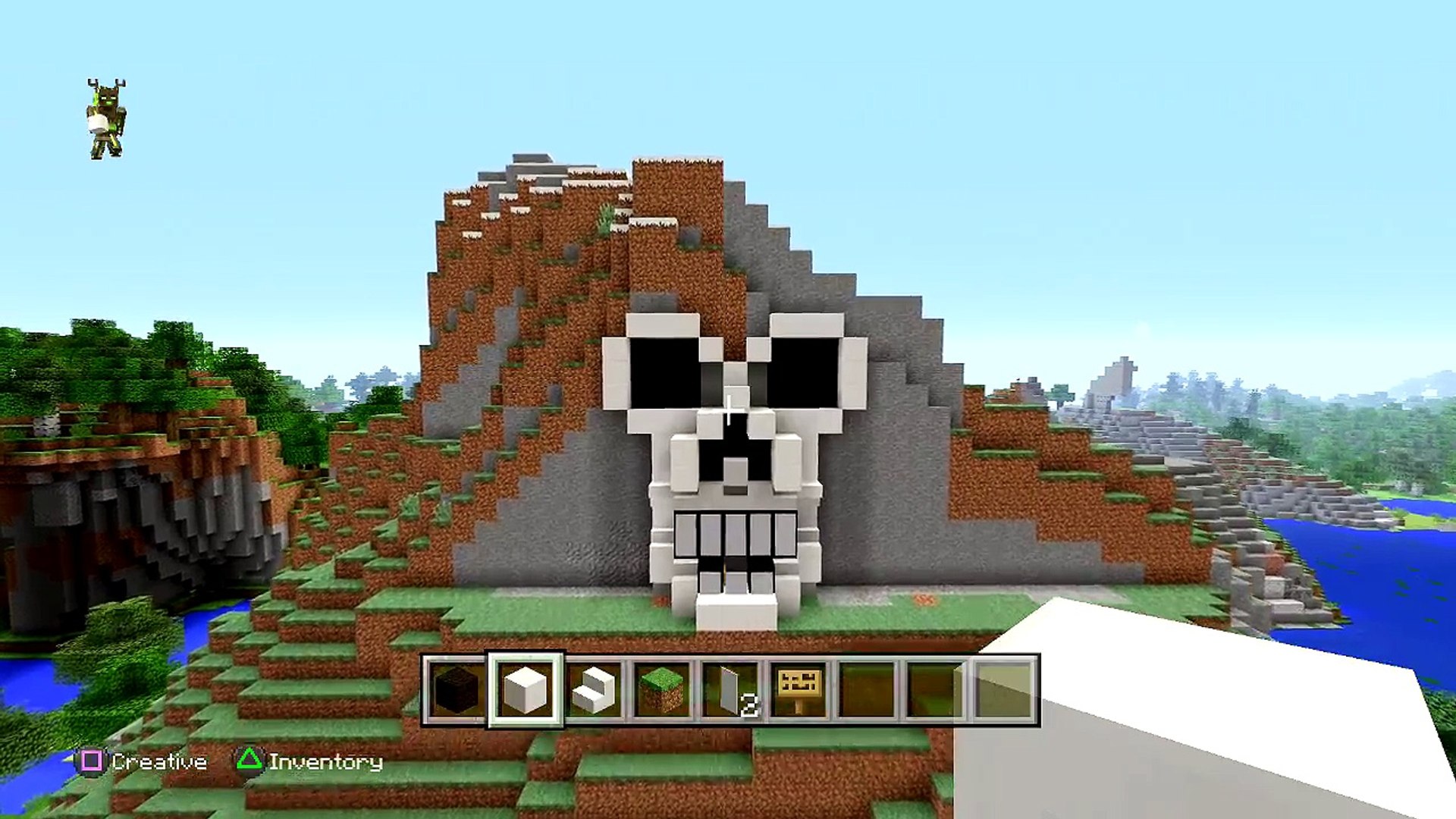 Minecraft Tutorial: How to Make a Skeleton House | Scary Halloween House |  Cave House | Skull – Видео Dailymotion