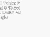Emartbuy Onda V10 Plus 101 Zoll Tablet PC Universal  9  10 Zoll  Türkis PU Leder Multi