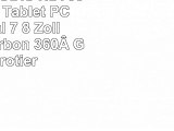 Emartbuy NODIS ND703 QR 7 Zoll Tablet PC Universal  7  8 Zoll  Schwarz Carbon