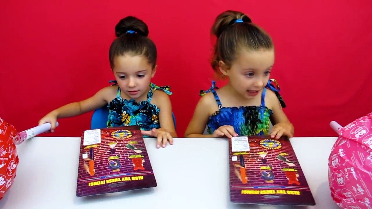 GIANT CHUPA CHUPS LOLLIPOPS GUMMY JOKER TONGUE A lot of Candy Compilation Candy Review - MaddaKenz